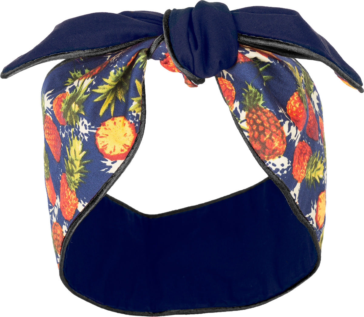 Kuestenluder_KARIMA_Pineapple_ANANAS_Plain_Paspel_HAARBAND_Hair_Band-1
