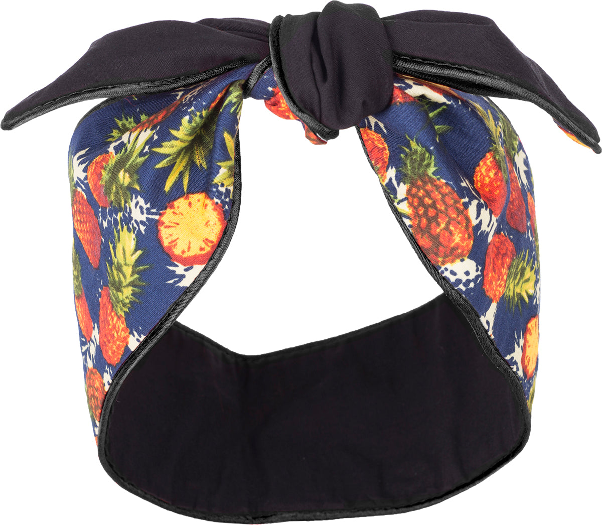 Kuestenluder_KARIMA_Pineapple_ANANAS_Plain_Paspel_HAARBAND_Hair_Band-5