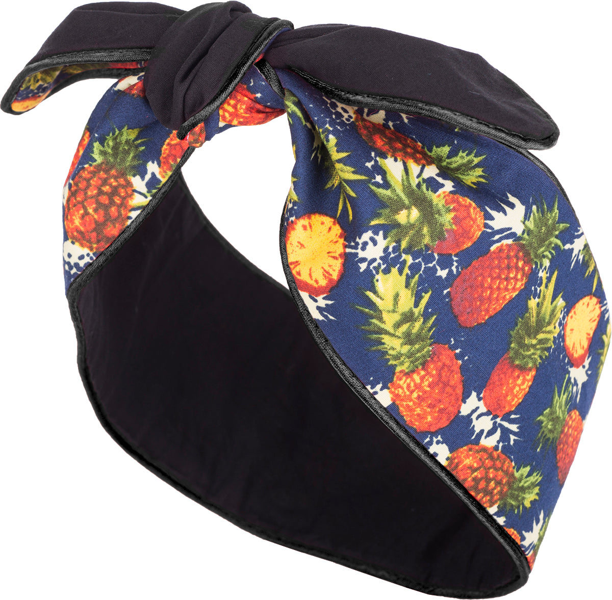 Kuestenluder_KARIMA_Pineapple_ANANAS_Plain_Paspel_HAARBAND_Hair_Band-6