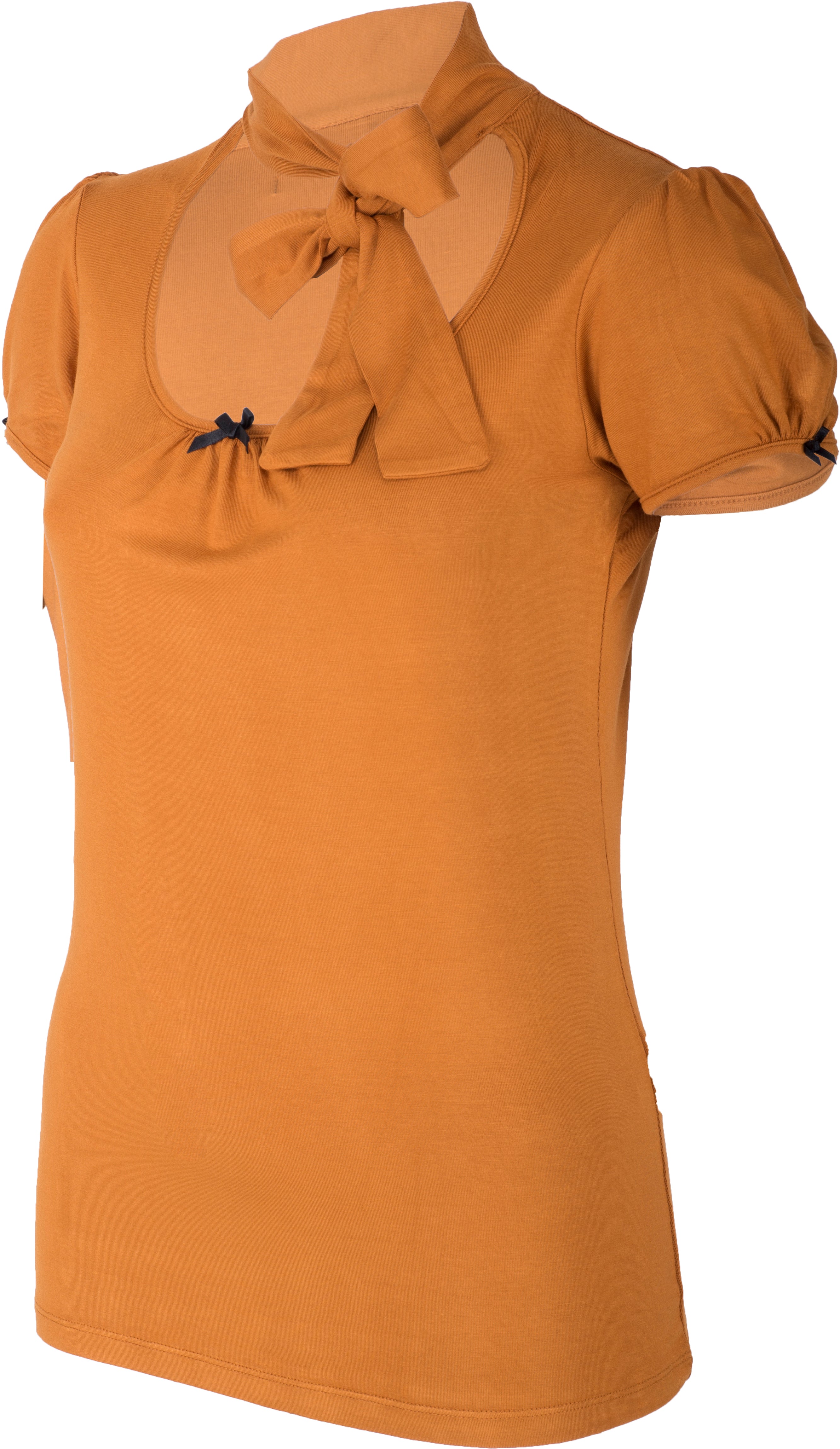 Kuestenluder_KENZIE_Vintage_BOW_Schleife_Kurzarm_SCHLUPPENSHIRT_Gelb-2