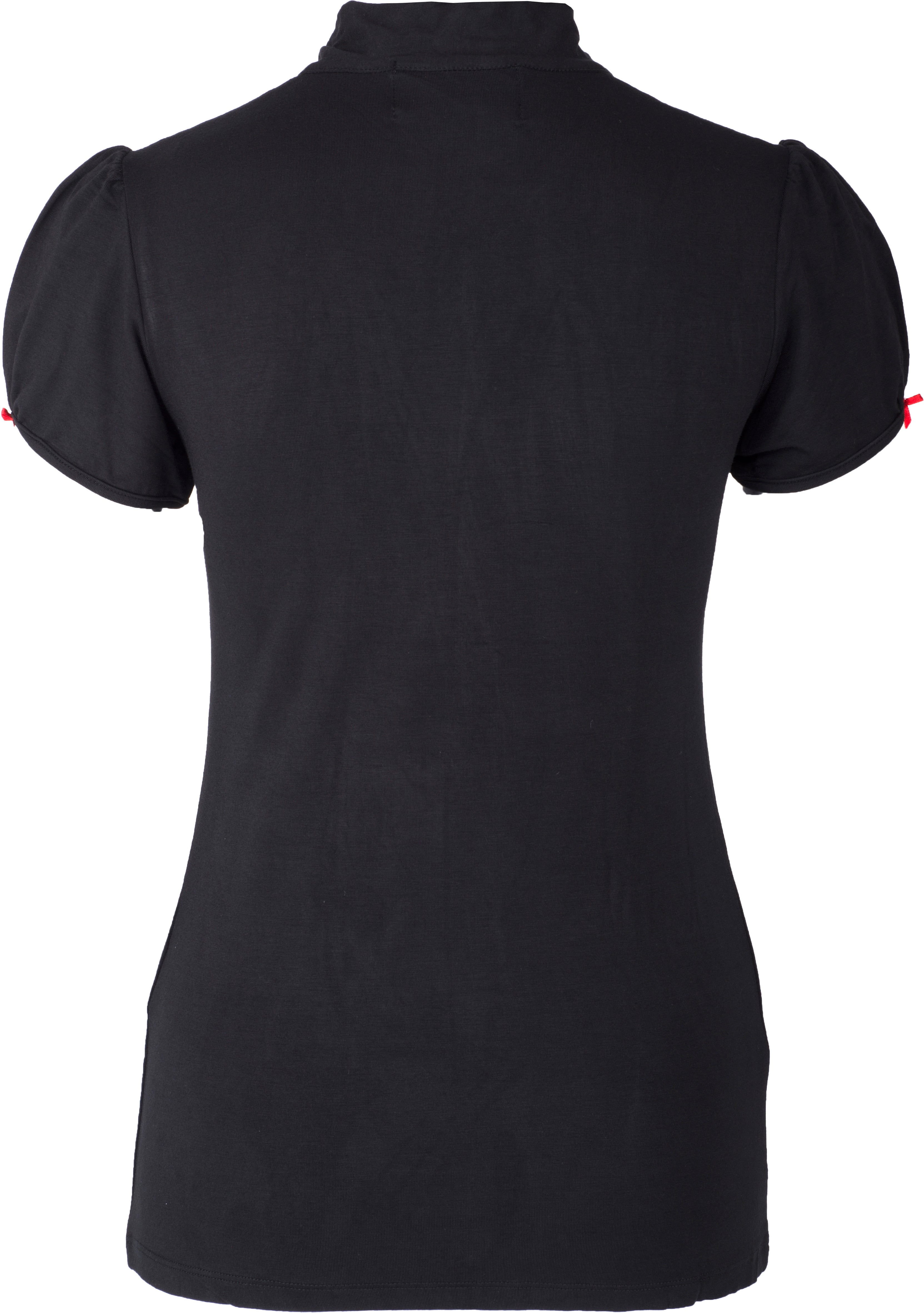 Kuestenluder_KENZIE_Vintage_BOW_Schleife_Kurzarm_SCHLUPPENSHIRT_Schwarz-4