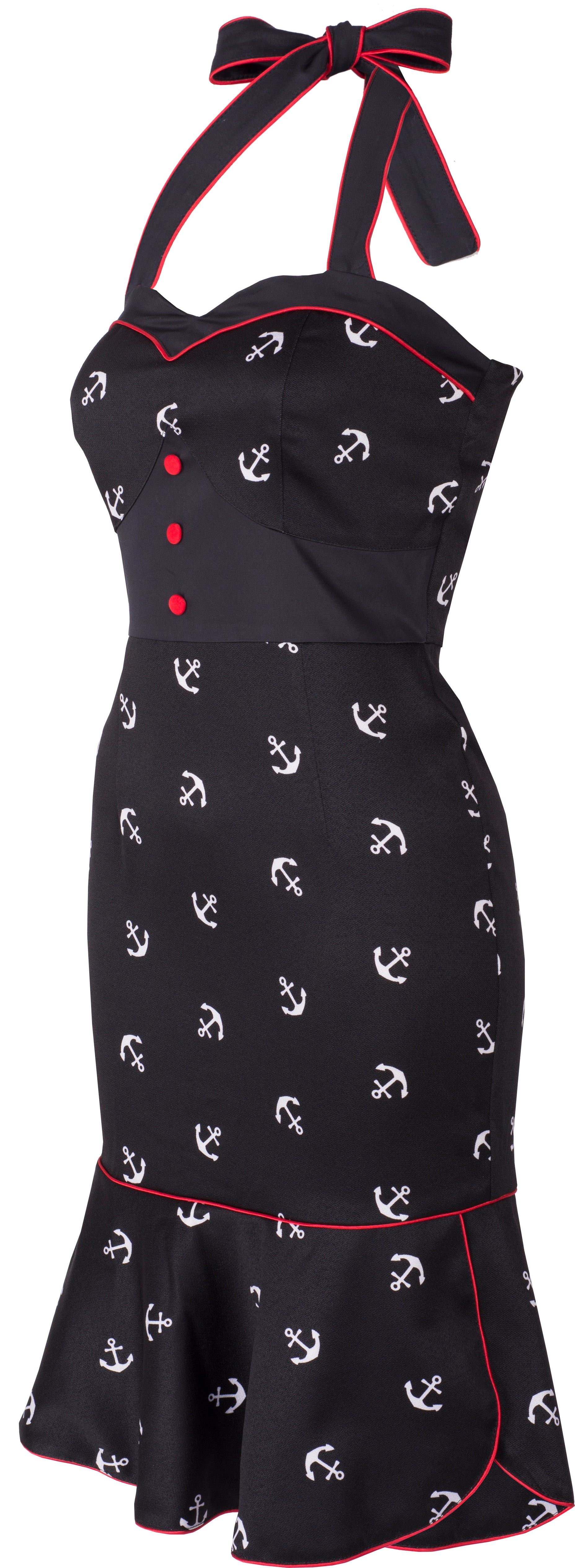Kuestenluder_KESSY_Vintage_ANKER_Anchor_Neckholder_PENCIL_DRESS_Kleid-2