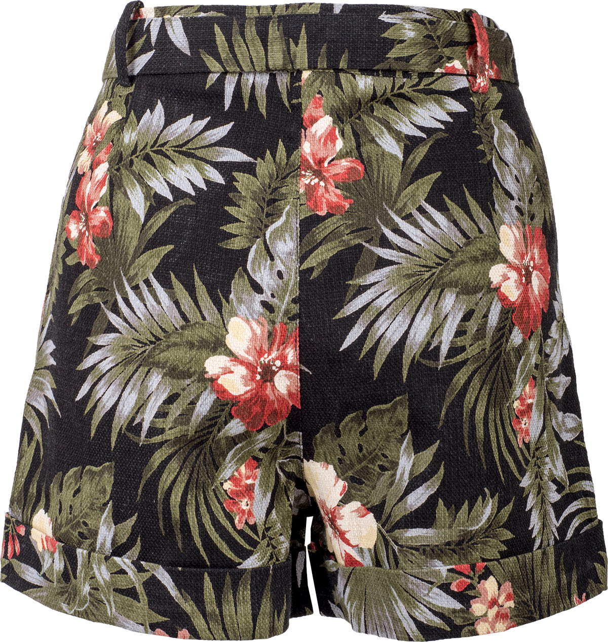 Kuestenluder_KIVELA_Tropical_HIBISKUS_Palm_Leaf_High_Waist_Hose_SHORTS-4hQ5wgrHa2ZjlQ