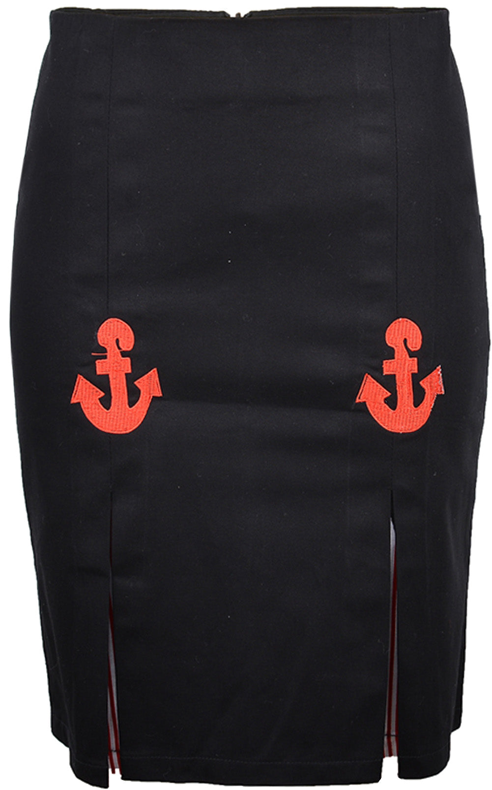 Kuestenluder_KLOHE_Anchor_ANKER_Striped_PIN_UP_Sailor_ROCK_-_Schwarz_Rot_neu9VJREU59BTgt7