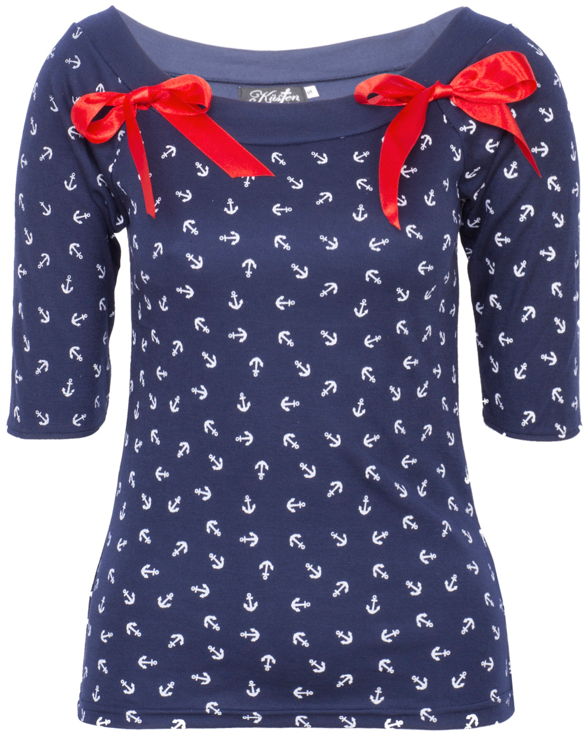 Kuestenluder_LARISA_Sailor_Anchor_Anker_Red_Bow_Carmen_34_Arm_SHIRT8AMZ0Ik2E6P26