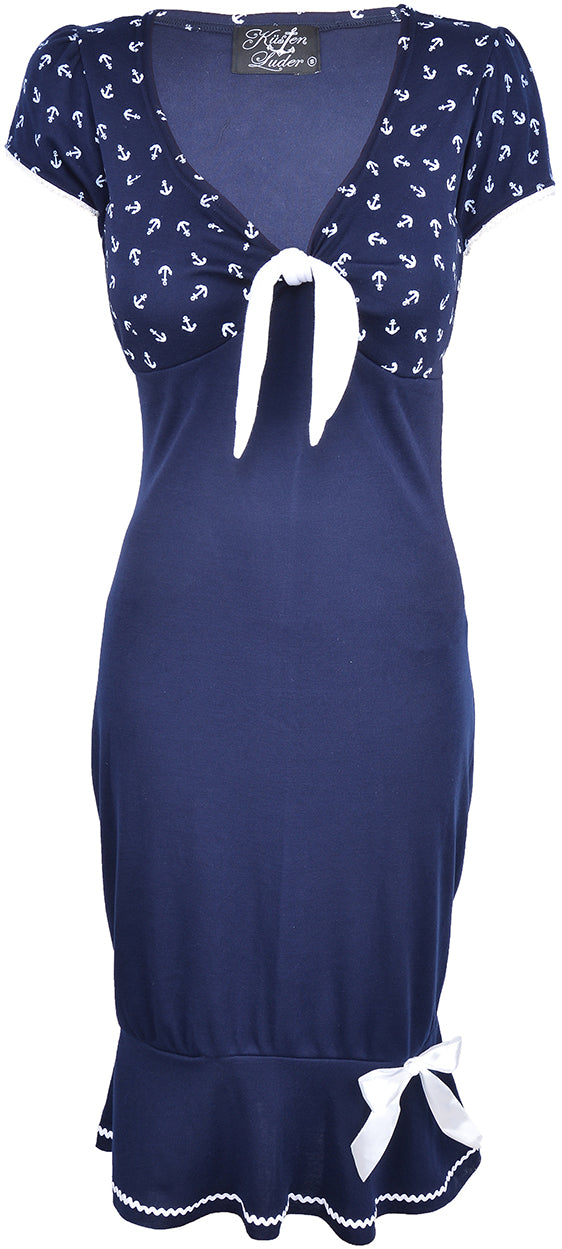Kuestenluder_LARISSA_Anker_50s_Anchor_Sailor_Pin_Up_DRESS_Kleid_-_Blau