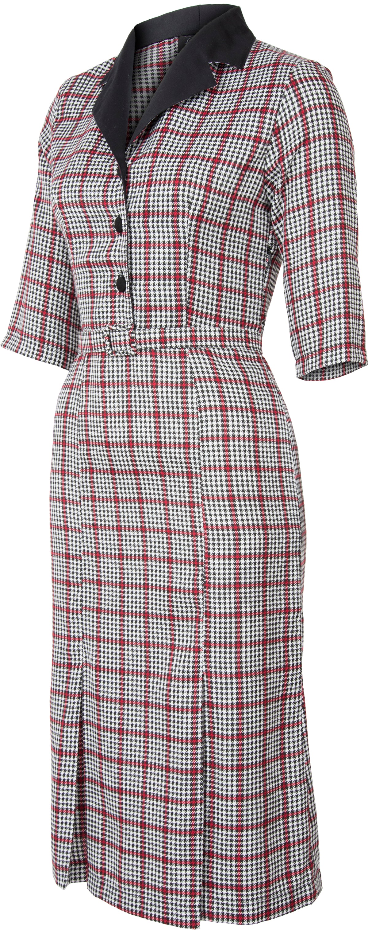 Kuestenluder_LAURELIN_Vintage_GLENCHECK_Hahnentritt_Pencil_Dress_Kleid-2
