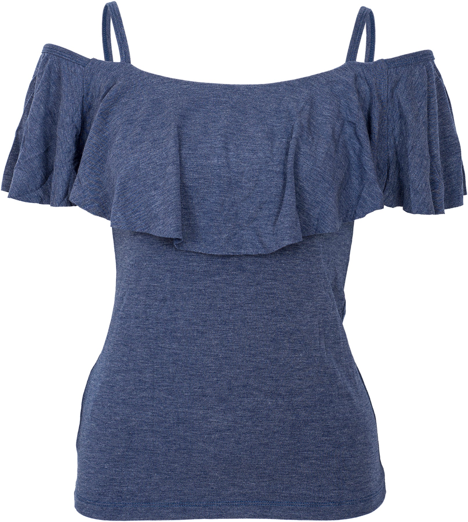 Kuestenluder_LEATRICE_Vintage_VOLANT_Blusenshirt_Oberteil_-_Blau_killer_kirsche