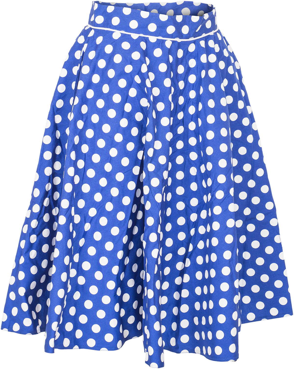 Kuestenluder_LENORE_Vintage_POLKA_DOT_Punkte_Swing_Skirt_TELLERROCK_-_Blau-2