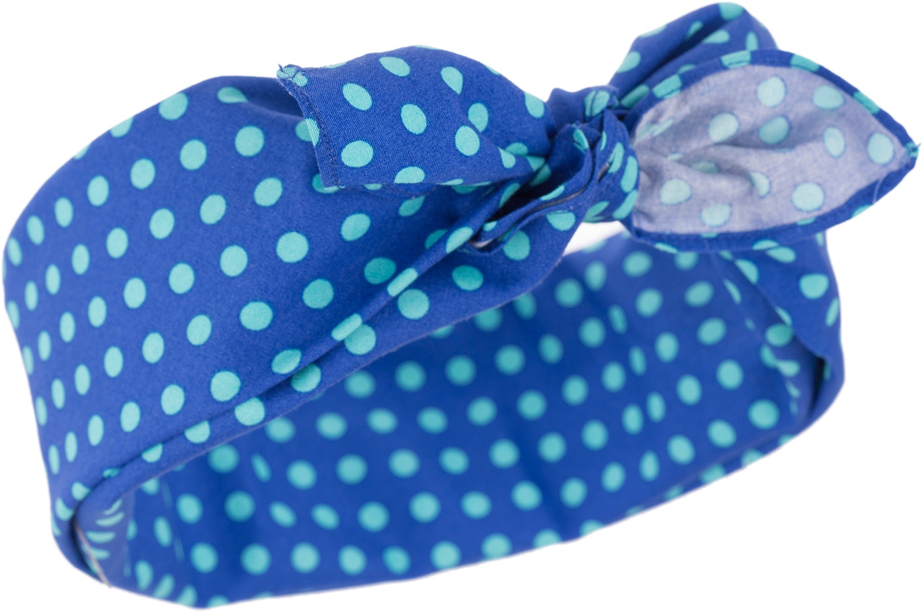 Kuestenluder_LESHA_Polka_Dots_Punkte_50s_Pin_Up_Nickituch_BANDANA_blauhYeHIwbkHJHRE