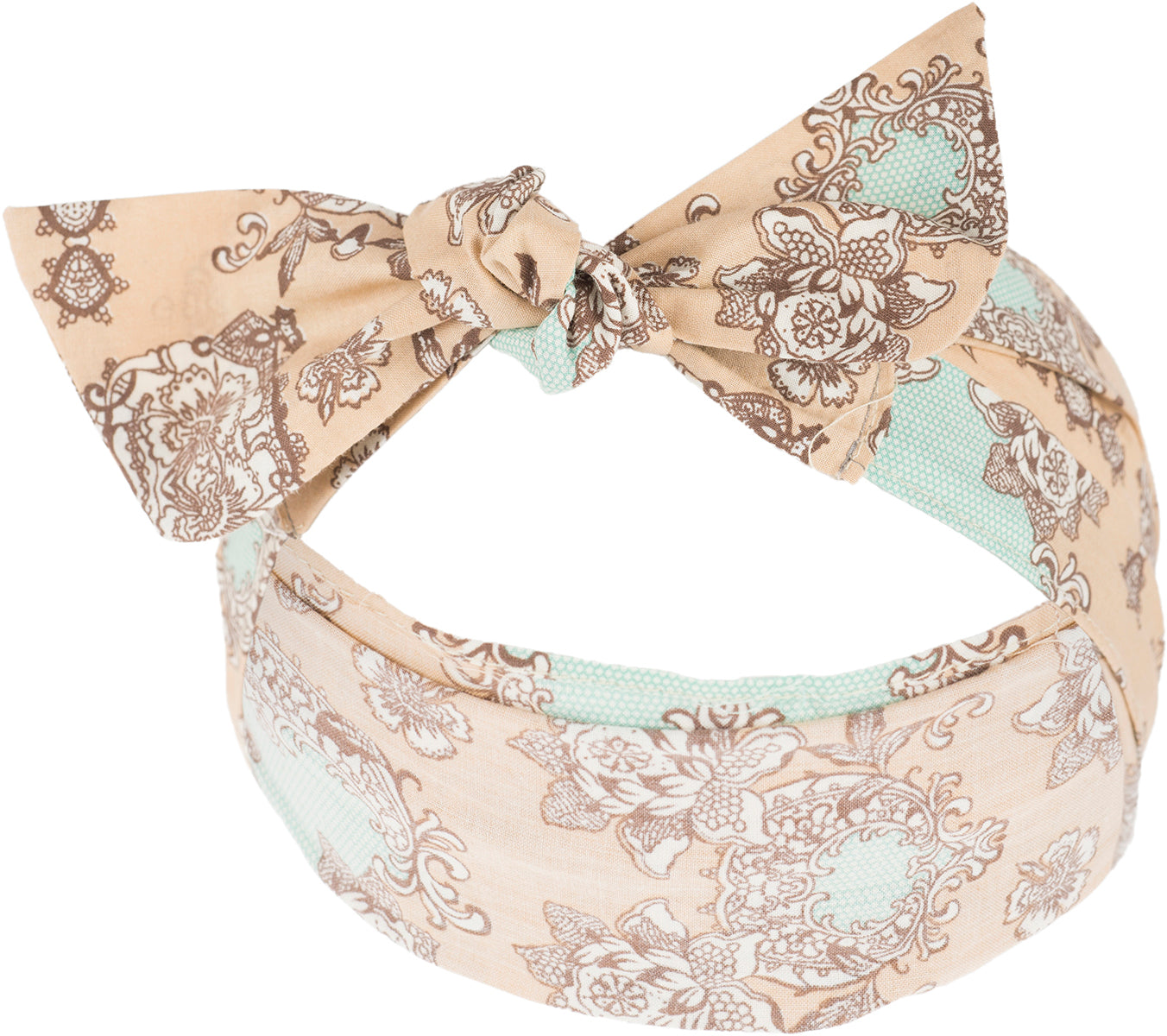 Kuestenluder_LESHA_Vintage_FLORAL_Ornament_Pin_Up_HAARBAND_Headband_beigeSMPiQzk6rl7ZV