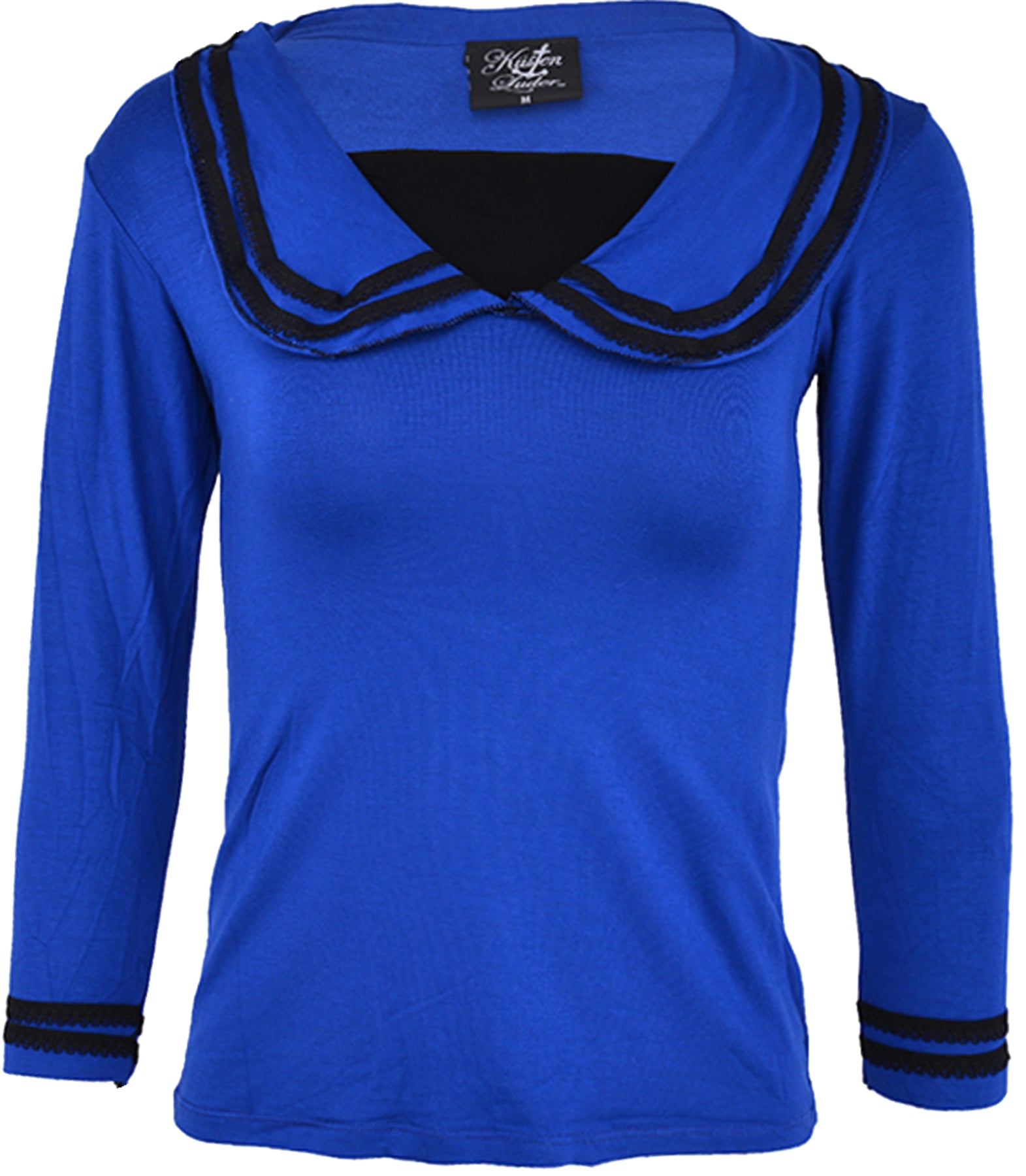 Kuestenluder_LIBBY_Matrosen_PIN_UP_dreiviertel__Arm_SHIRT_-_Blue_killer_kirscheN14RHItRdtTwj