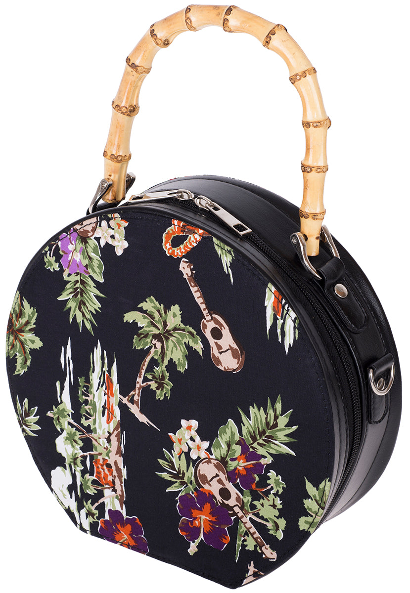 Kuestenluder_LIEKA_Tiki_ISLAND_Hibiskus_Palmen_BAMBOO_TASCHE_Handbag-2