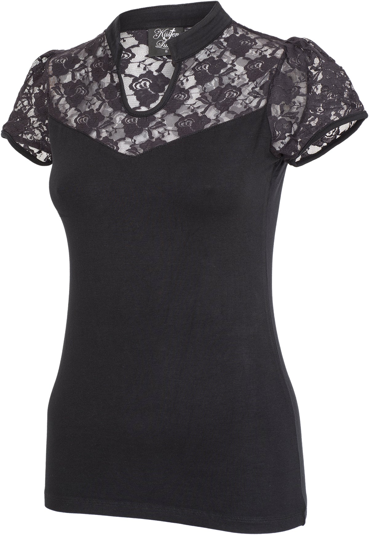 Kuestenluder_LIENTJE_Vintage_Floral_LACE_Rosen_Oberteil_Kurzarm_SHIRT-3