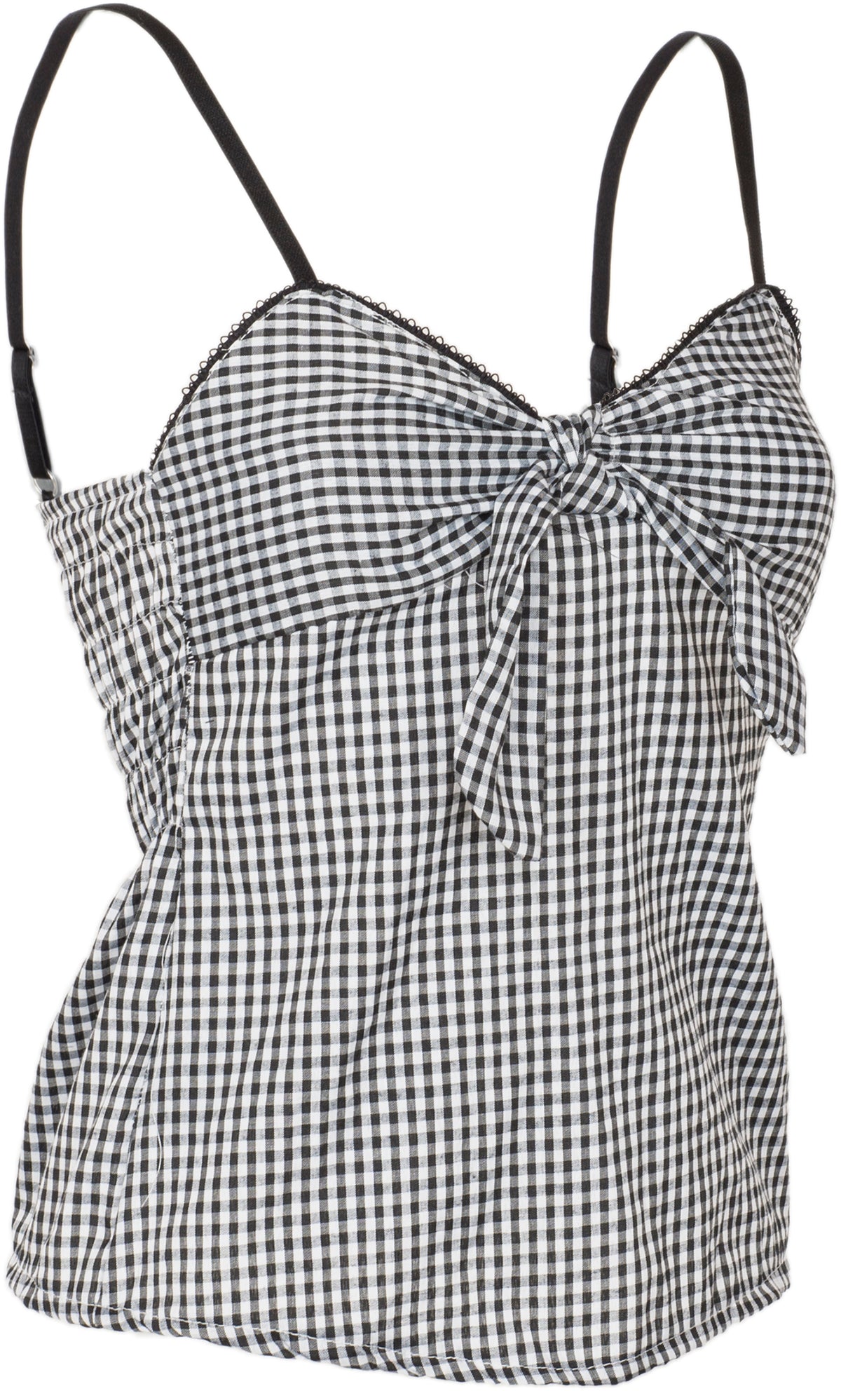 Kuestenluder_LILLY_Scot_50s_PEPITA_Gingham_VINTAGE_Bow_Traeger_TOP-2