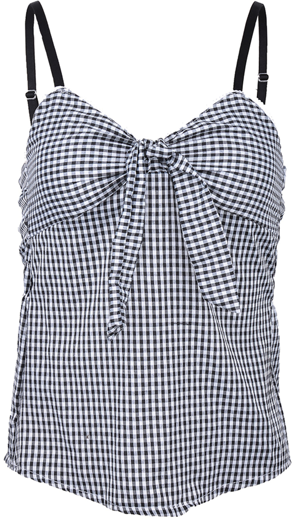 Kuestenluder_LILLY_Scot_50s_PEPITA_Vintage_Bow_Traeger_TOP_schwarzQthrtq3Kgdb69