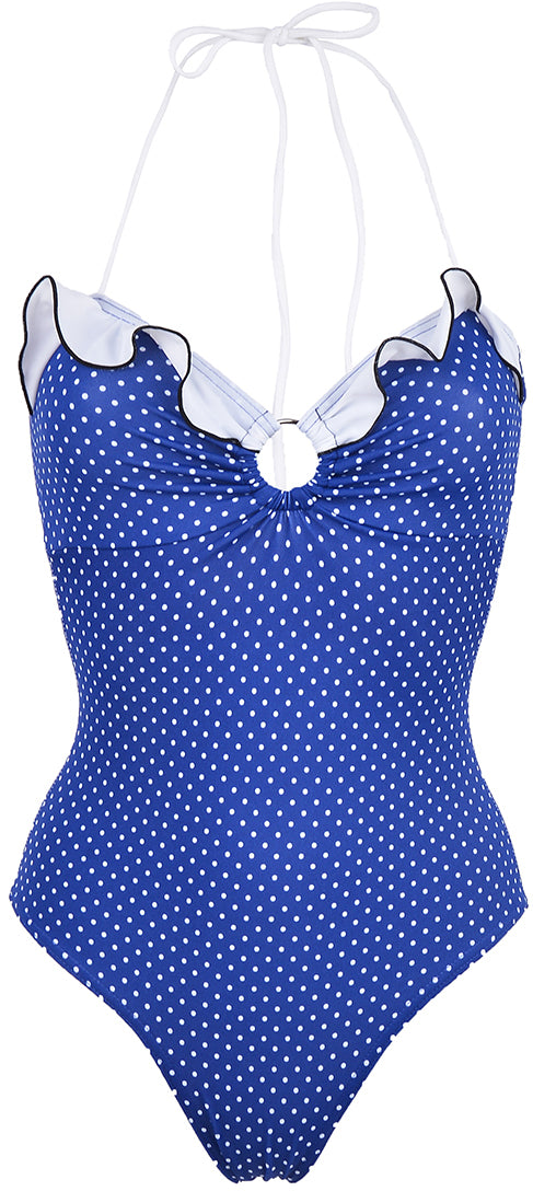 Kuestenluder_LILY_50s_POLKA_DOTS_Punkte_Ruffle_BADEANZUG_-_Blau18IDYTS6rUpl0
