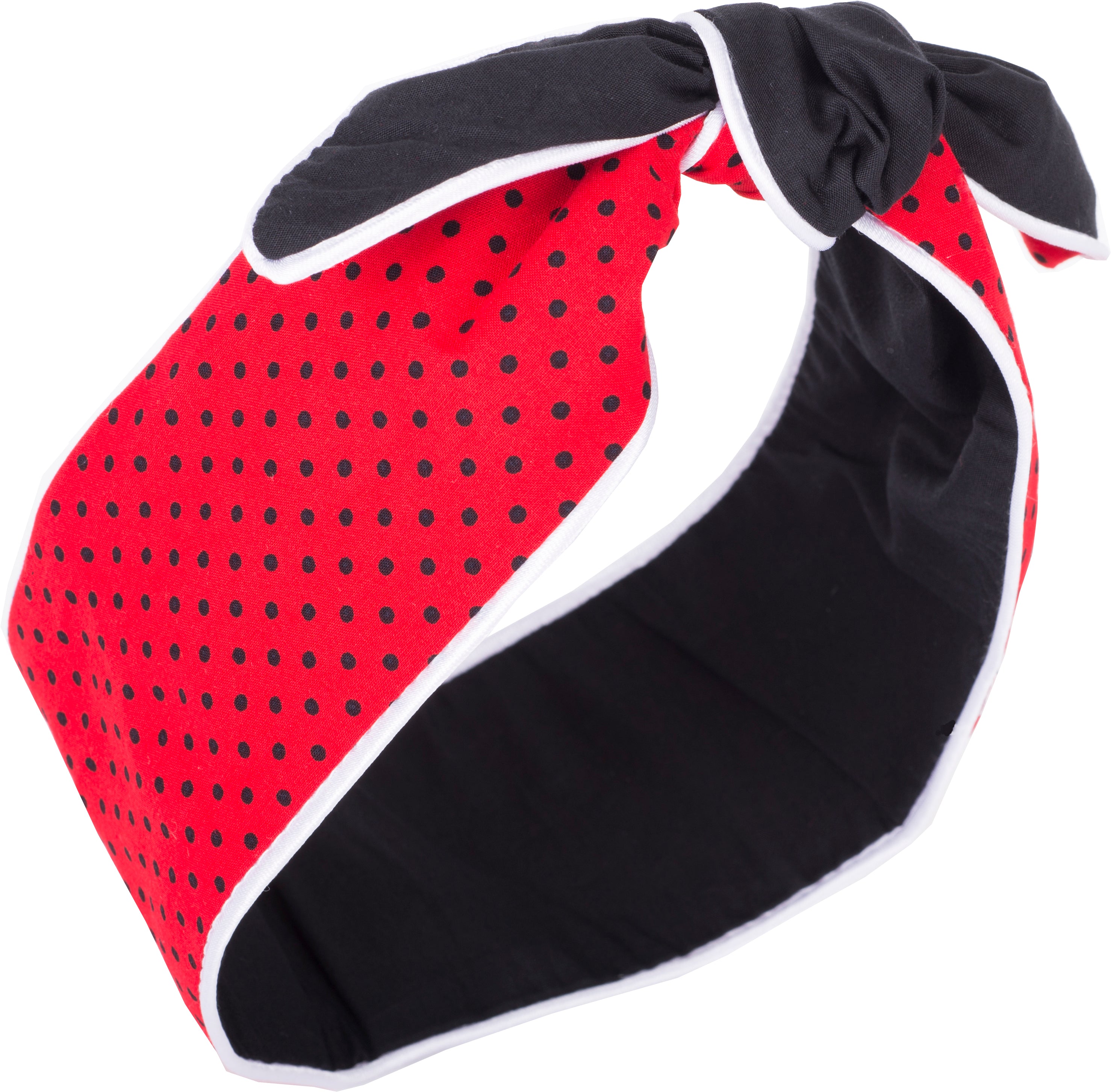 Kuestenluder_LOROSA_Punkte_POLKA_DOT_Plain_Paspel_HAARBAND_Hair_Band-2e8w6NV5ApT9hq