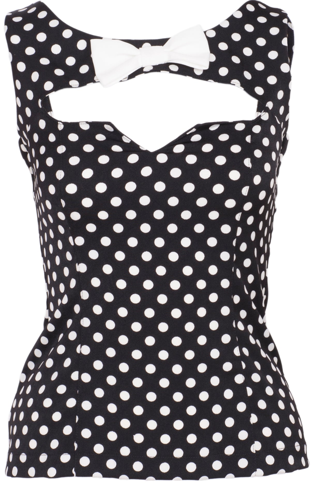Kuestenluder_LOVETTA_Polka_Dots_50s_Schleifen_Punkte_Traegertop_-_SchwarzawcFJh5kU34wV