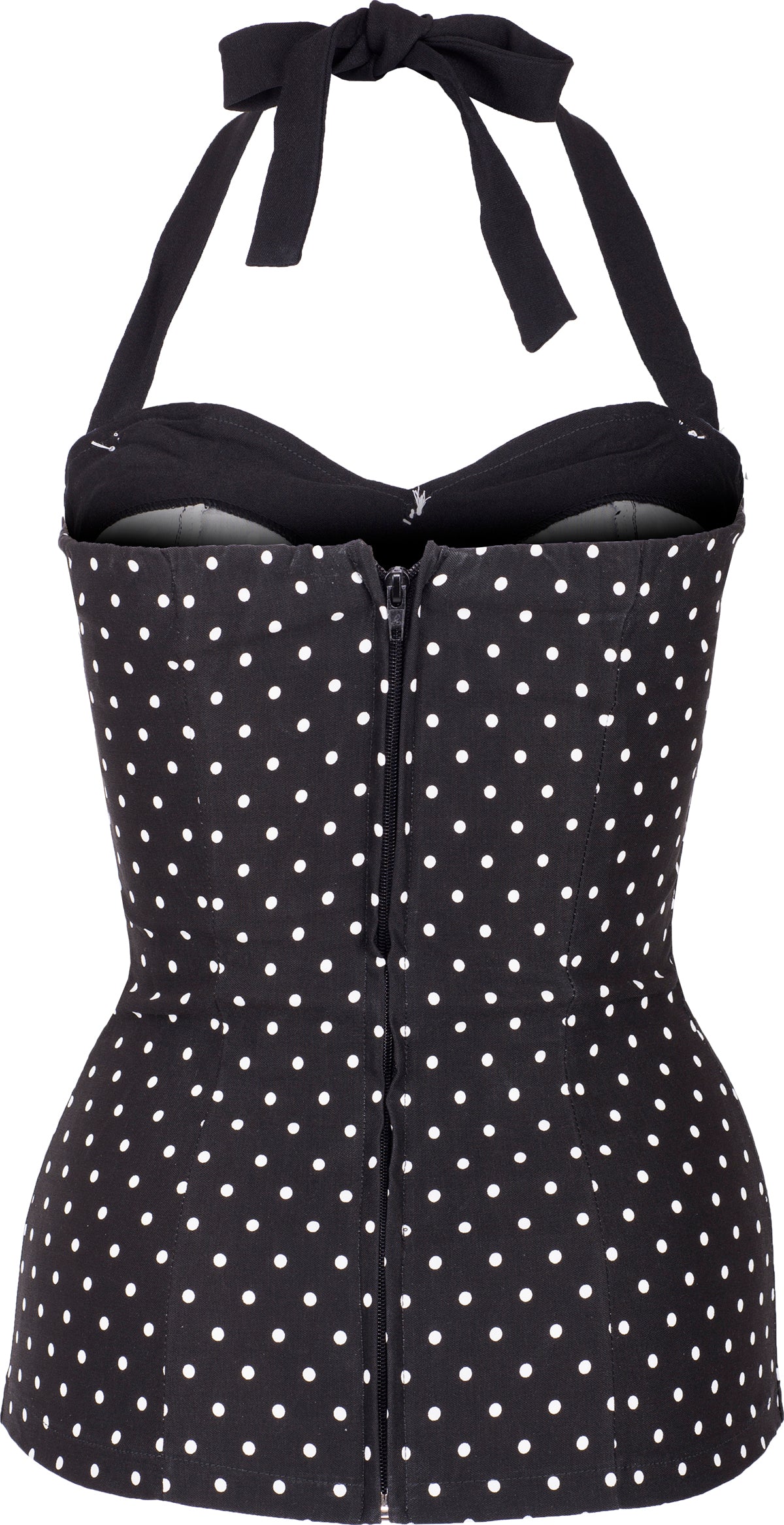 Kuestenluder_LULJA_Vintage_PUNKTE_Polka_Dot_Bow_NECKHOLDER_TOP-4