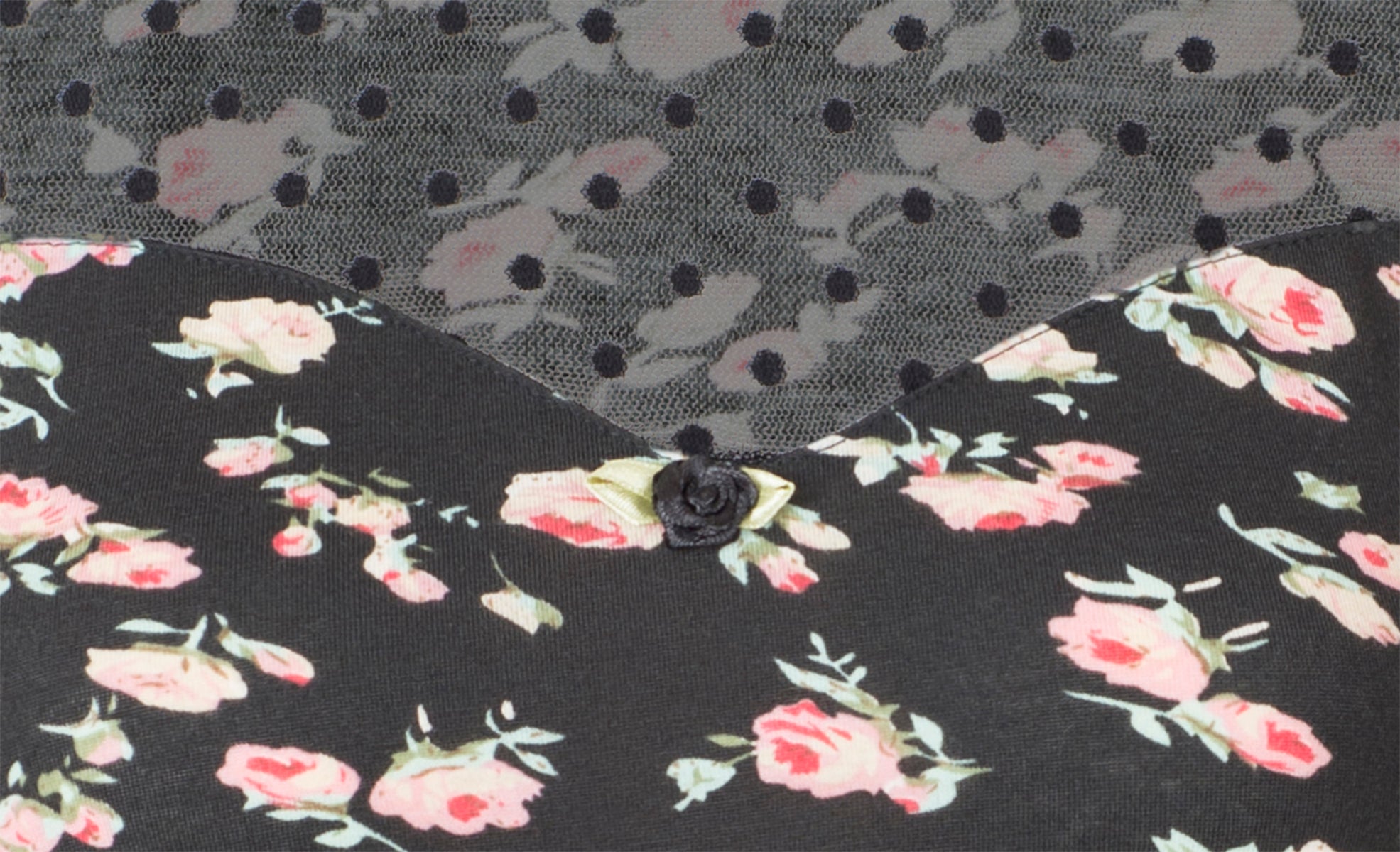 Kuestenluder_LYNNA_Vintage_ROSES_Mesh_DOTS_Bow_Oberteil_Kurzarm_SHIRT_-4