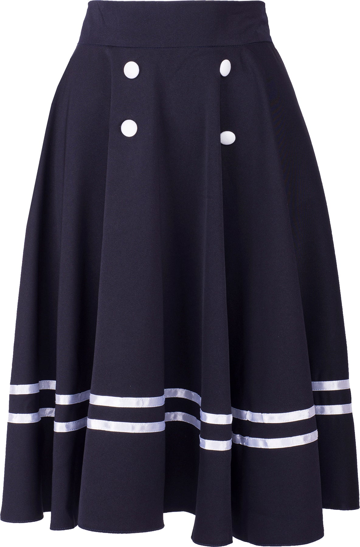 Kuestenluder_MADIY_Vintage_SAILOR_Striped_STREIFEN_Swing_Skirt_TELLERROCK_-_Nachtblau_killer_kirsche