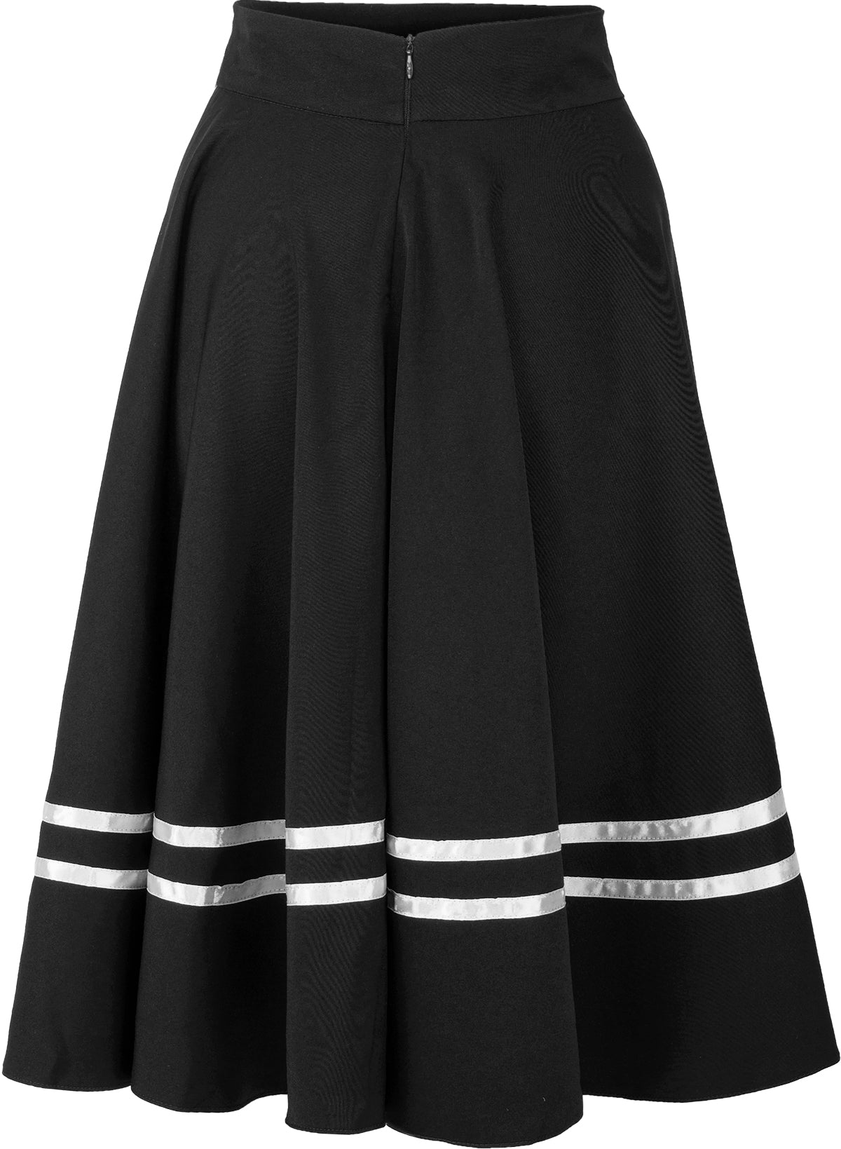 Kuestenluder_MADIY_Vintage_SAILOR_Striped_STREIFEN_Swing_Skirt_TELLERROCK_schwarz_04