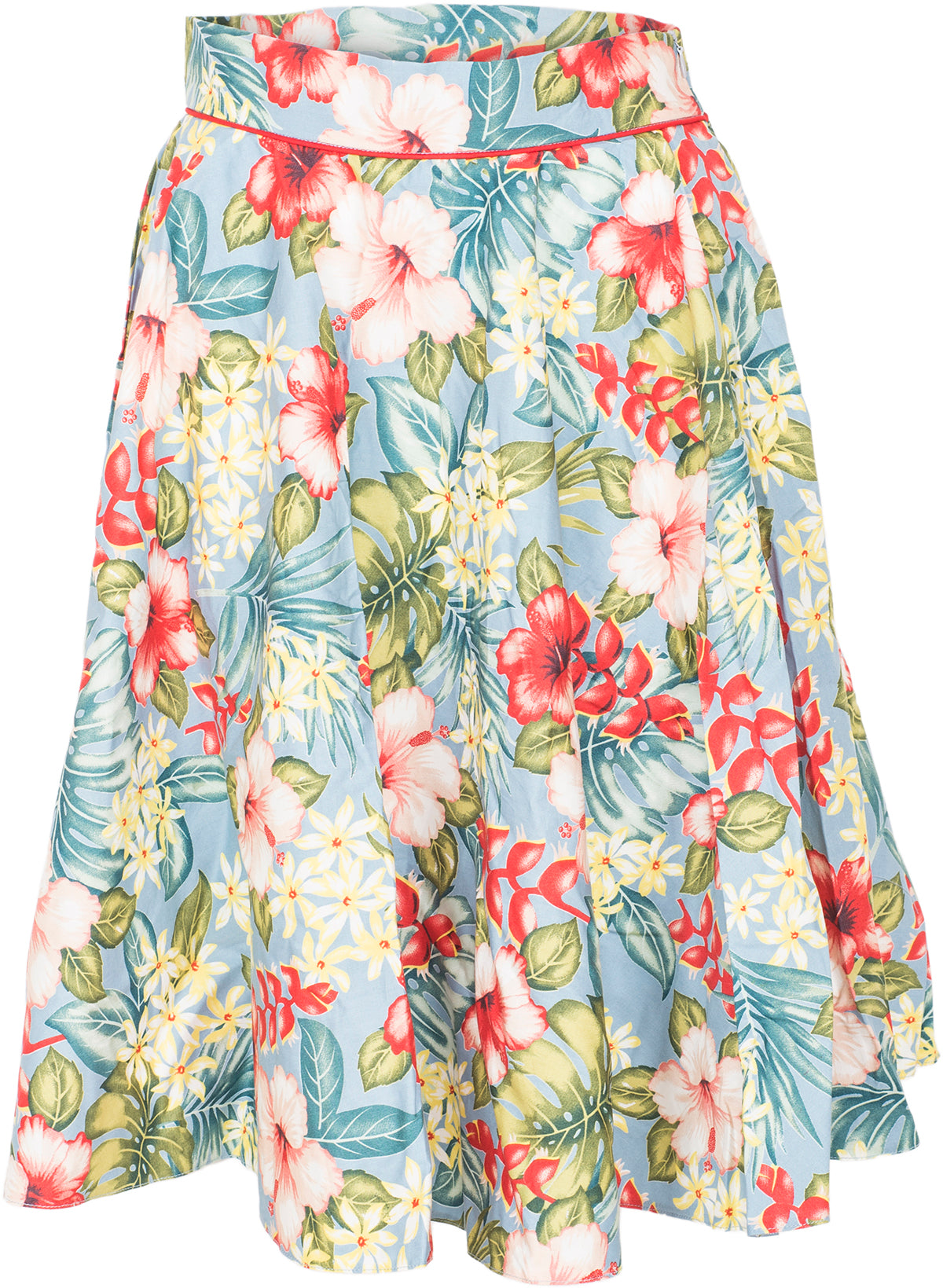 Kuestenluder_MAKAYLA_Vintage_TROPICAL_Floral_Blueten_TIKI_Swing_Skirt_ROCK-4