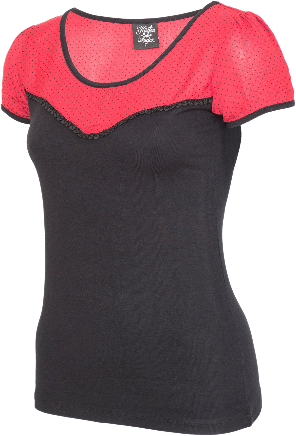Kuestenluder_MARIOLA_Vintage_Chiffon_POLKA_DOT_Pompom_Oberteil_SHIRT-2GtU9fOjtmGEeS