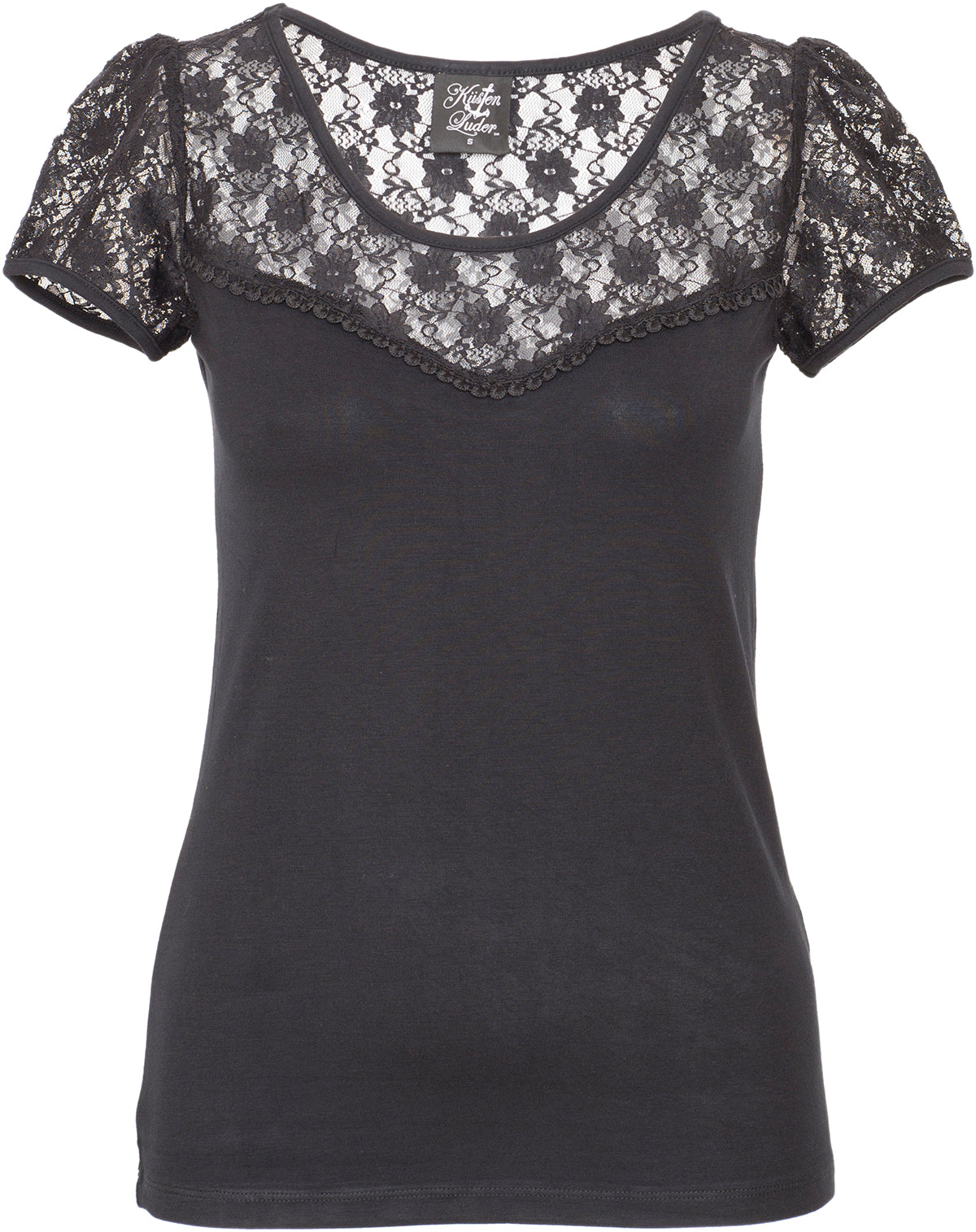 Kuestenluder_MARIOLA_Vintage_FLORAL_LACE_Spitze_Pompom_Oberteil_SHIRT-1