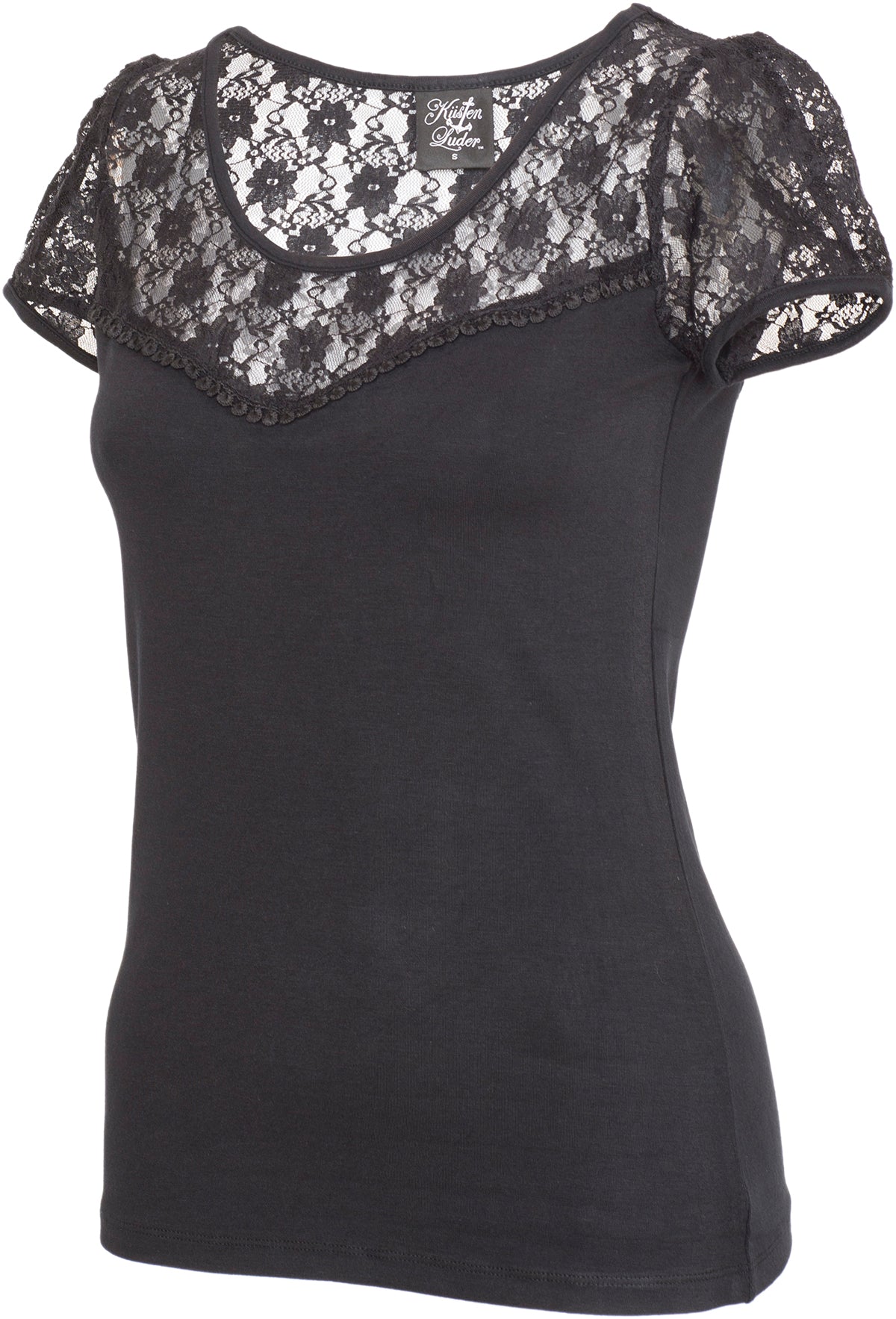 Kuestenluder_MARIOLA_Vintage_FLORAL_LACE_Spitze_Pompom_Oberteil_SHIRT-3