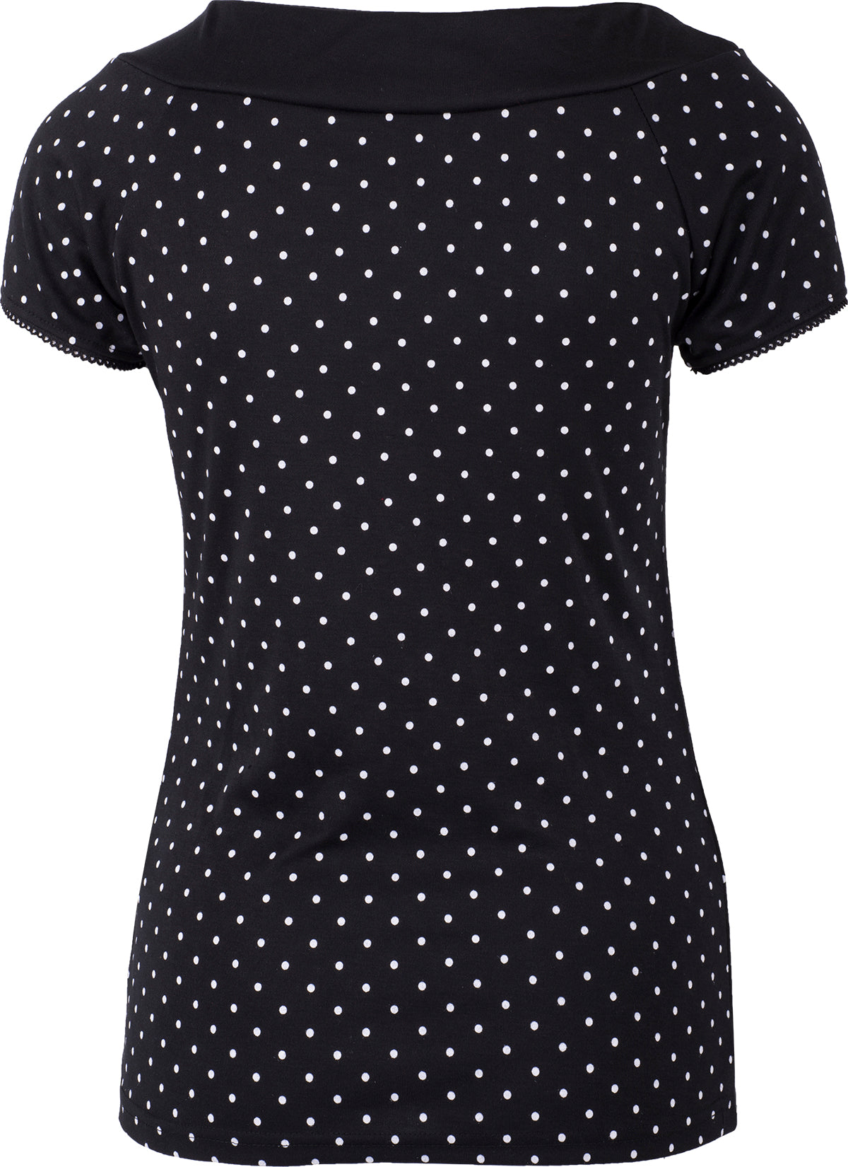 Kuestenluder_MARITH_Polka_Dot_Vintage_Kurzarm_SHIRT_Oberteil_Schwarz-4kJxm7BCHBQCLy