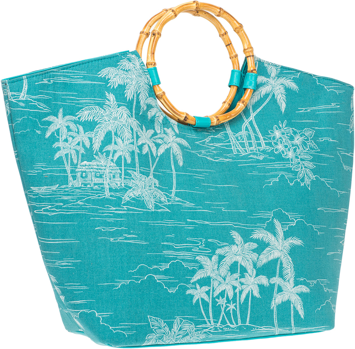 Kuestenluder_MARLA_Tropical_PALMEN_Hibiskus_Tiki_BAMBOO_Tasche_SHOPPER-6