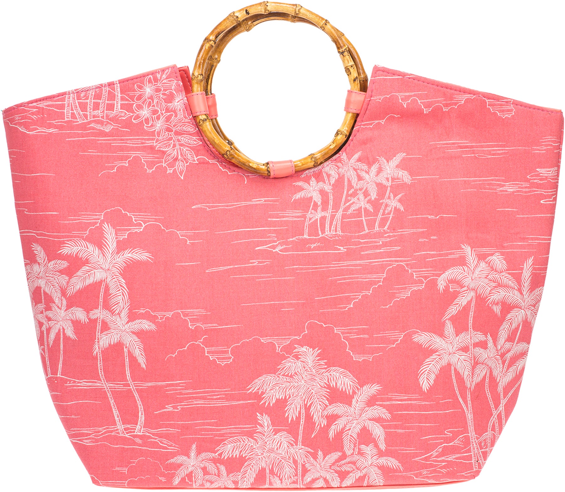 Kuestenluder_MARLA_Tropical_PALMEN_Hibiskus_Tiki_BAMBOO_Tasche_SHOPPER_-_Pink_killer_kirschecXfXDfg5Z2pSq