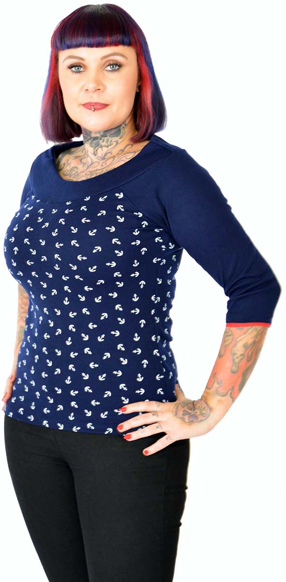 Kuestenluder_MARTHEY_50s_ANKER_Anchor_Carmen_34_Arm_SHIRT_Oberteil-20UmgEs5qaSLZK