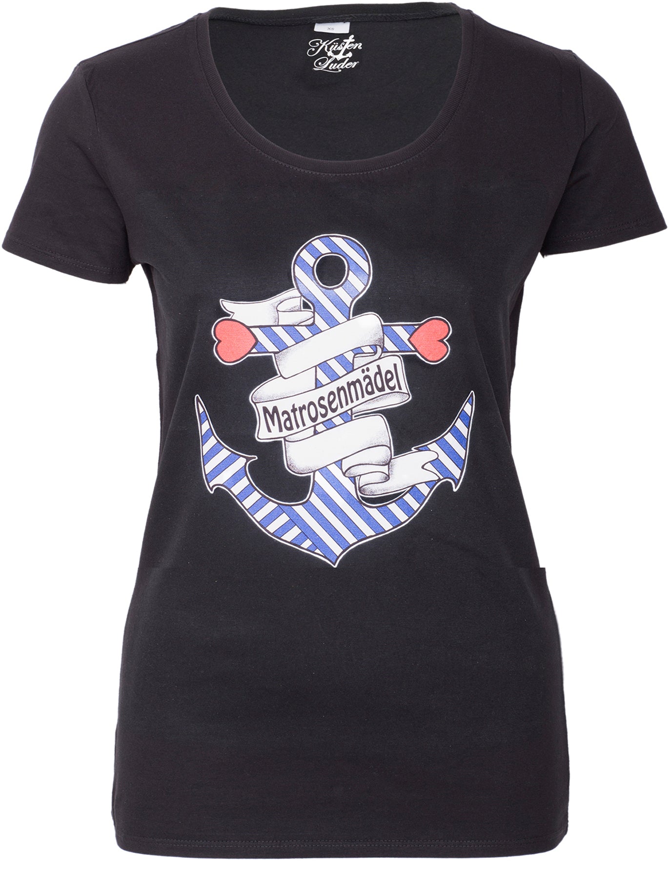 Kuestenluder_MATROSENMaeDEL_Anchor_SHIRT_-_Schwarz_killer_kirschePjafISRg0BJSD