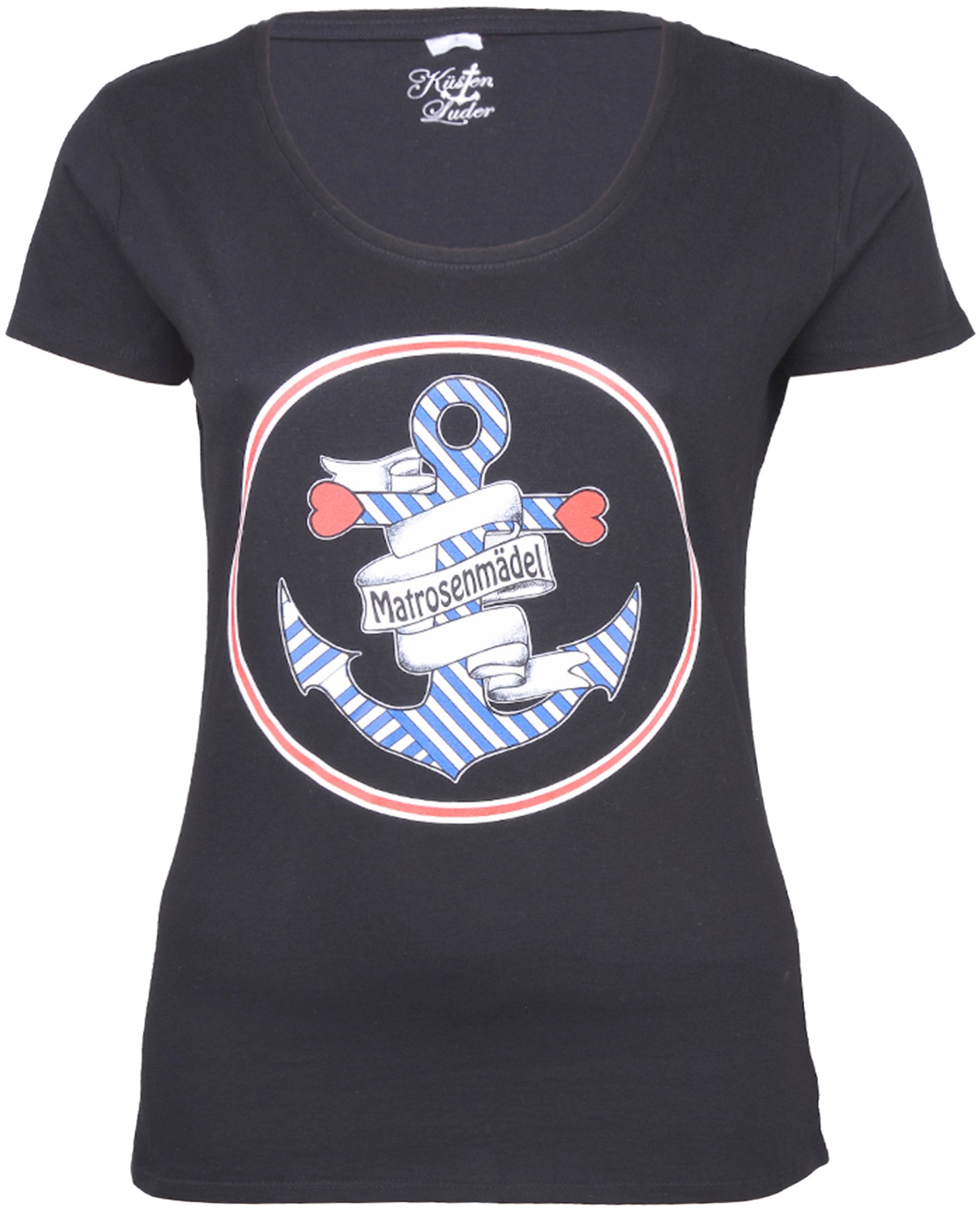 Kuestenluder_MATROSENMaeDEL_Striped_Anchor_SHIRT_-_Schwarz_killer_kirscheGg80KpsQEb5lG