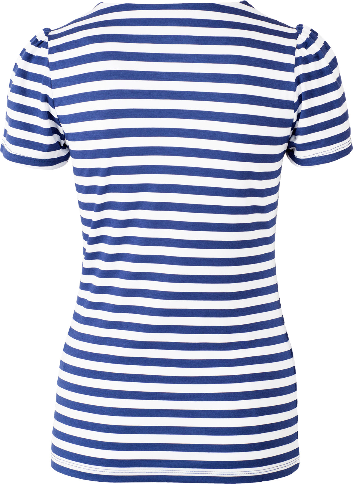 Kuestenluder_MEELAH_Streifen_STRIPED_V-Neck_Kurzarm_SHIRT_Blau-4ShAQdFXcVUAGr