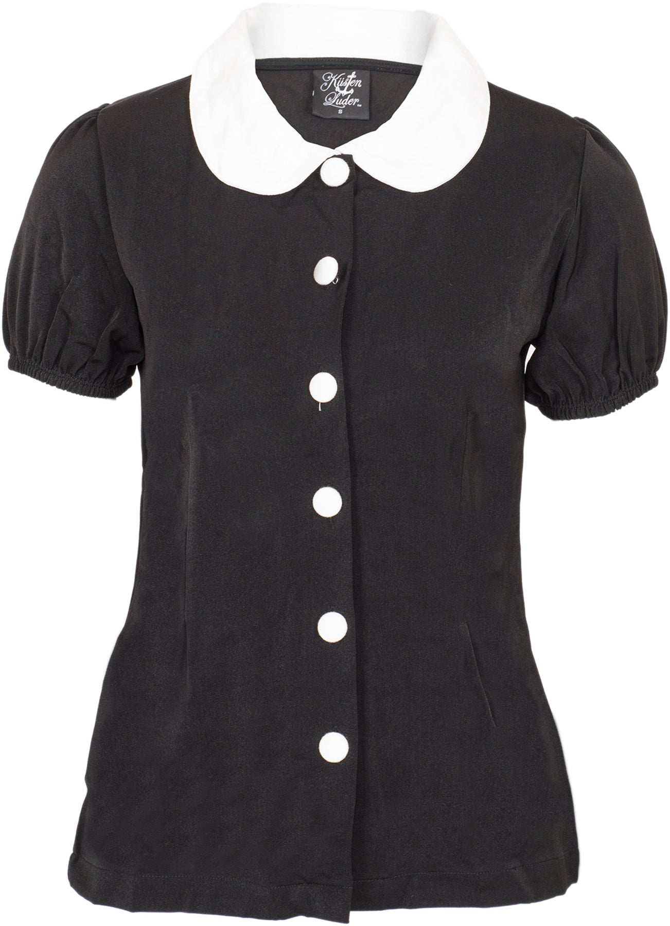 Kuestenluder_MELINA_2-Tone_Vintage_BUBIKRAGEN_Kurzarm_BLUSE_Oberteil_killer_kirscheNwXZlRxZ0CEYX