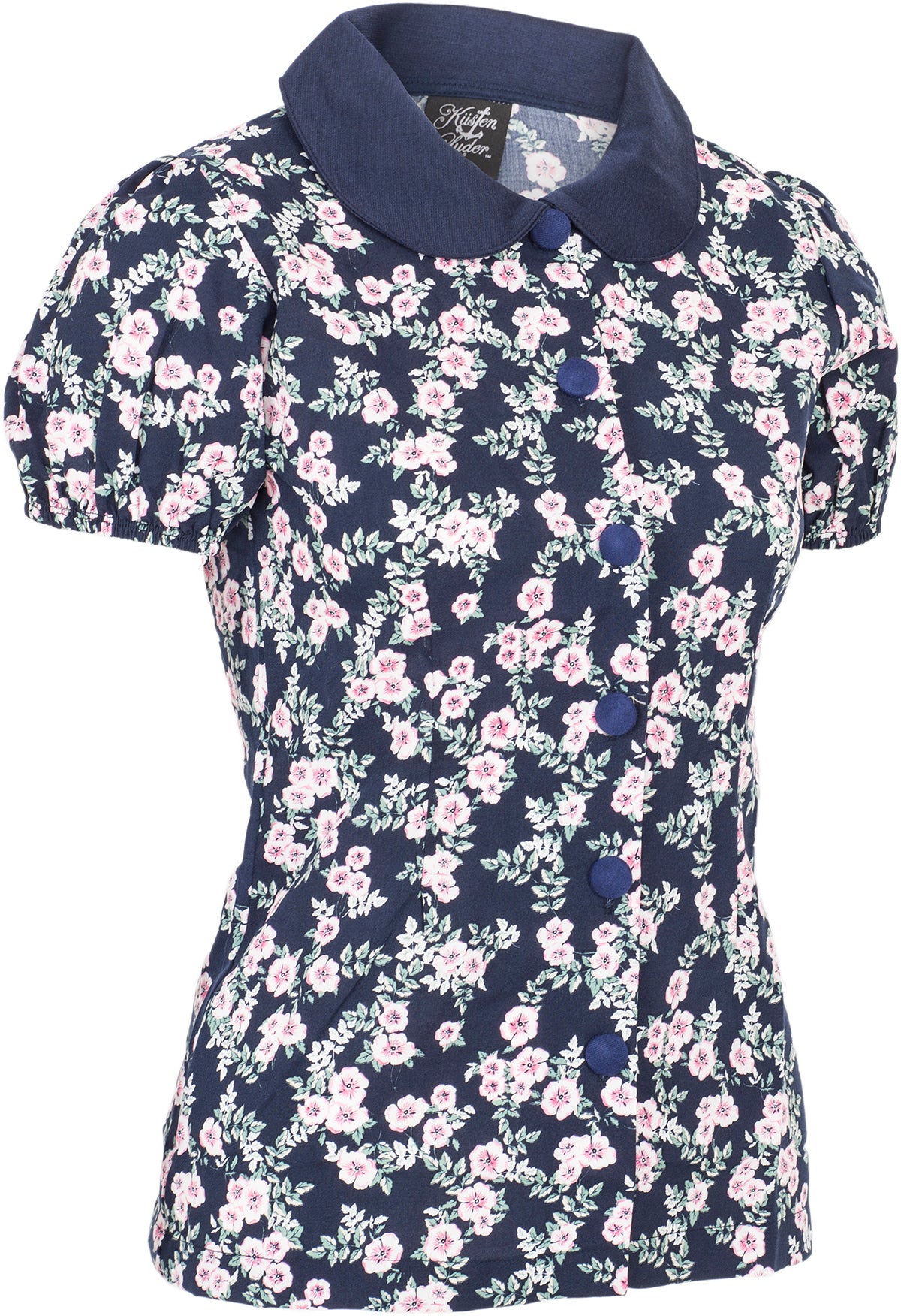 Kuestenluder_MELINA_Floral_WILDROSE_Bubikragen_Vintage_BLUSE_Oberteil-2