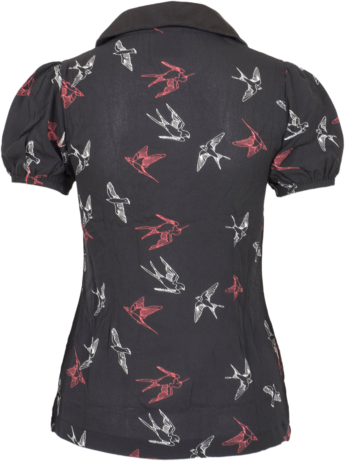 Kuestenluder_MELINA_Swallow_SCHWALBEN_Bubikragen_Kurzarm_BLUSE_Oberteil-4