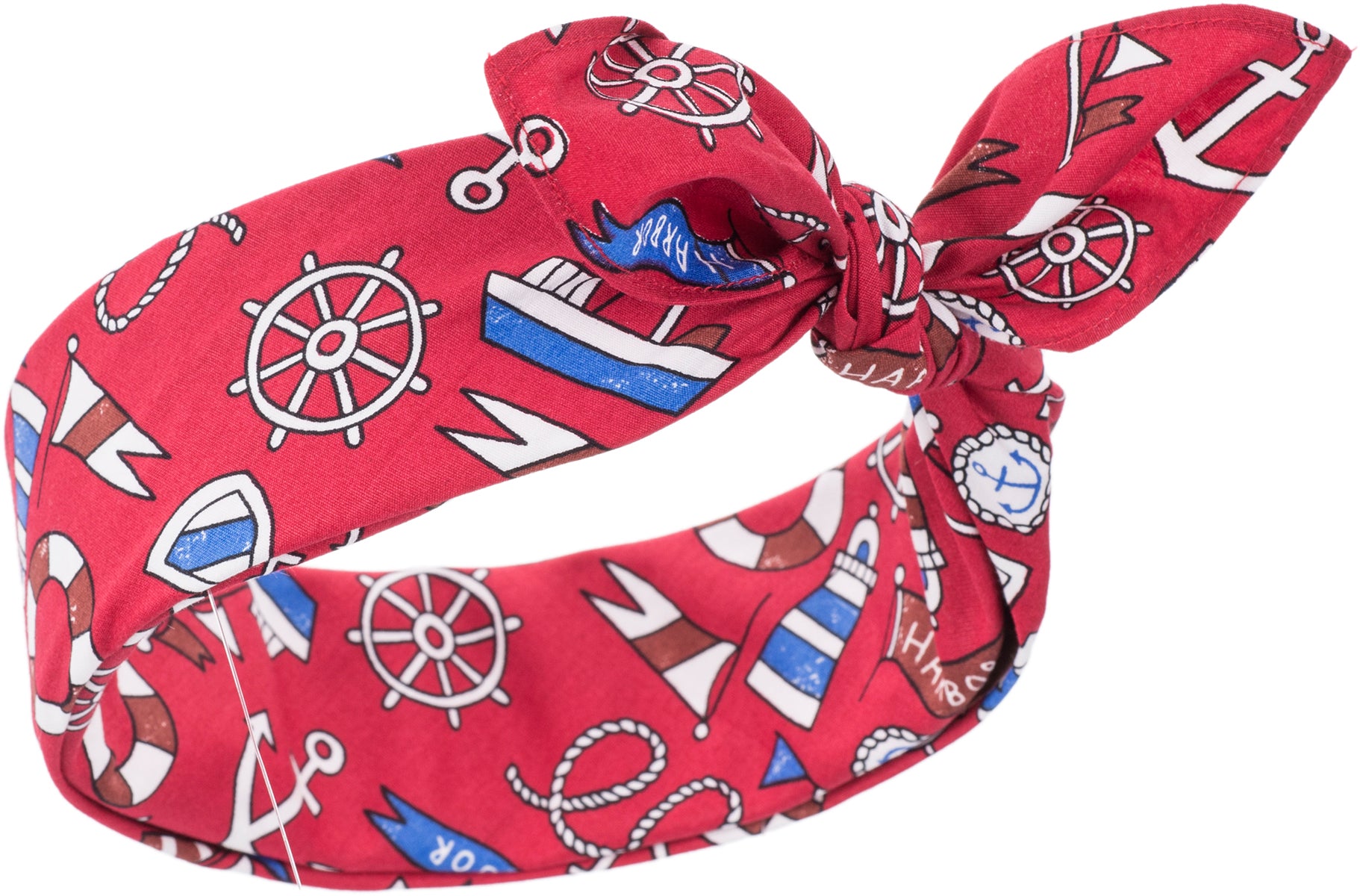 Kuestenluder_MICHA_Sailor_NAUTICAL_Anchor_Rope_Pin_Up_Nickituch_BANDANA_rotJVjIeKZlYElh3