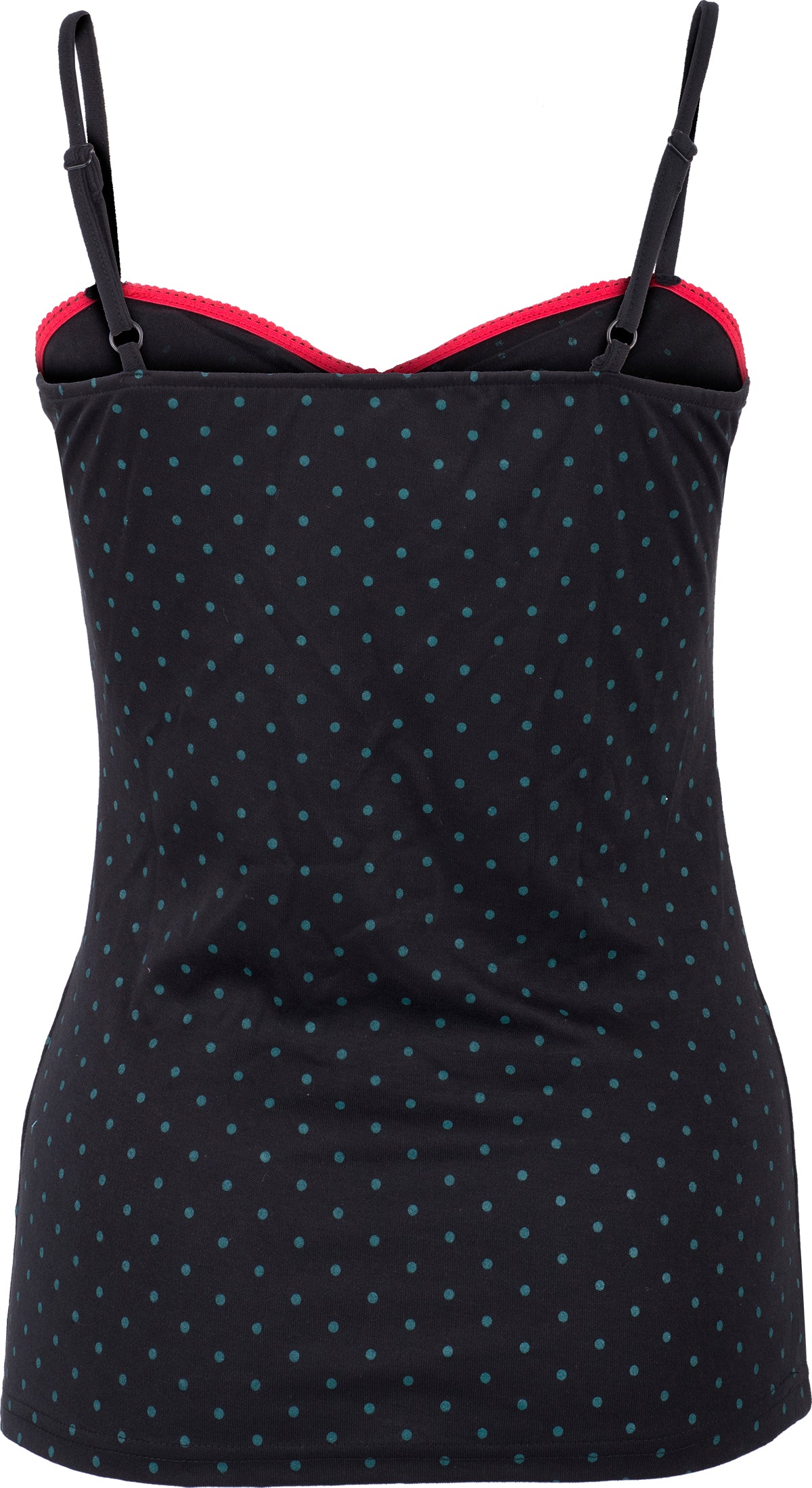 Kuestenluder_MINAH_Polka_Dot_PUNKTE_Spaghetti_TOP_Oberteil_Schwarz-Petrol-4RAg5KMVA3py8J
