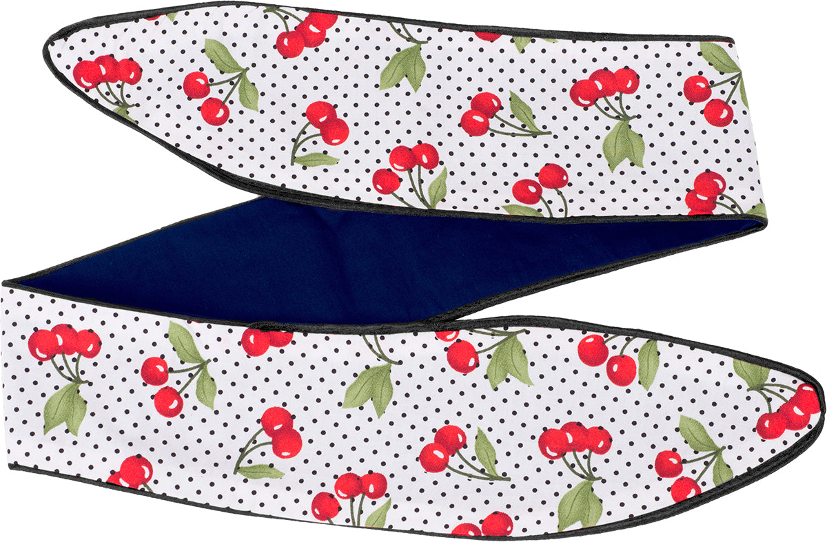 Kuestenluder_MIRENA_Polka_Dot_KIRSCHEN_Cherry_Paspel_HAARBAND_Hair_Bandb-45f7da5727b70f