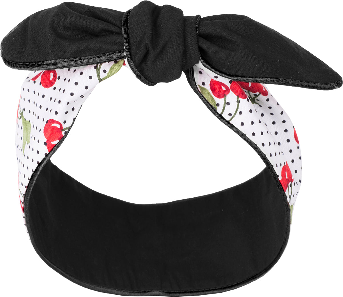 Kuestenluder_MIRENA_Polka_Dot_KIRSCHEN_Cherry_Paspel_HAARBAND_Hair_Bands-15f7da561df6d5