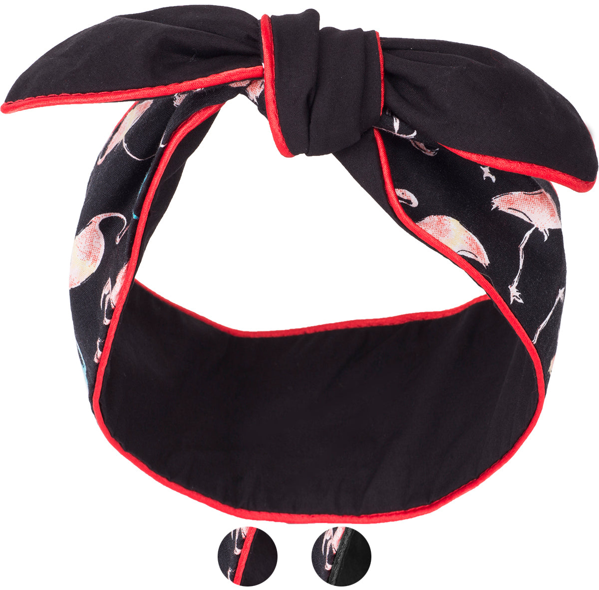Kuestenluder_MOLINA_Tropical_FLAMINGO_Paspel_HAARBAND_Hair_Band_Galerie
