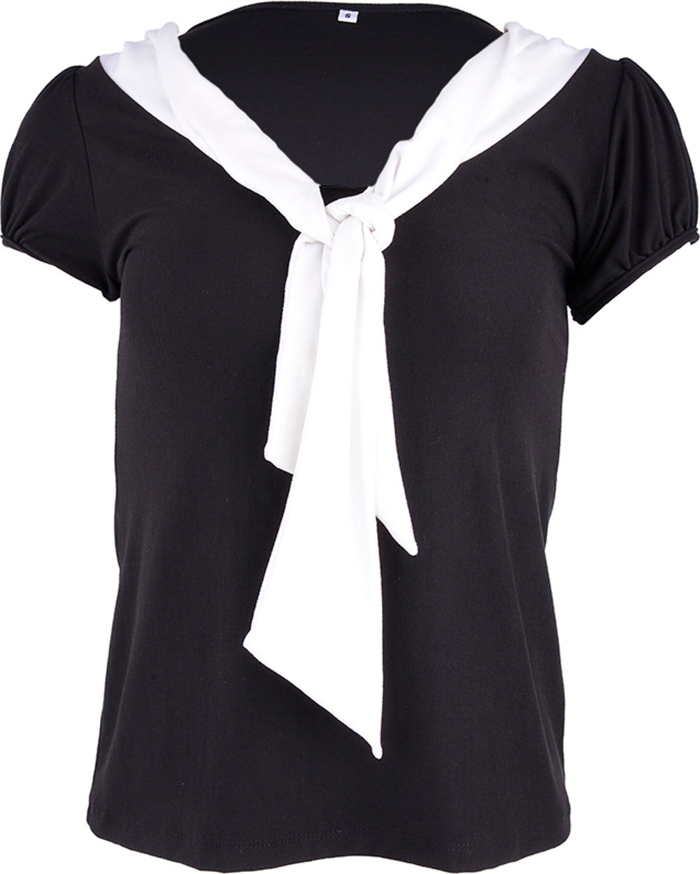 Kuestenluder_NETTIE_Sailor_2-Tone_Vintage_PIN_UP_SHIRT_-_Schwarz