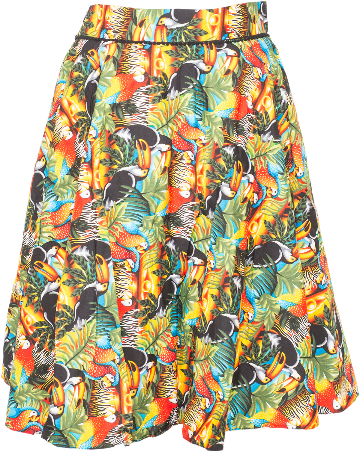 Kuestenluder_NEVAEH_Tropical_Jungle_TOUCAN_Parrot_Swing_Skirt_ROCK-48lDfD8L6K9HhS