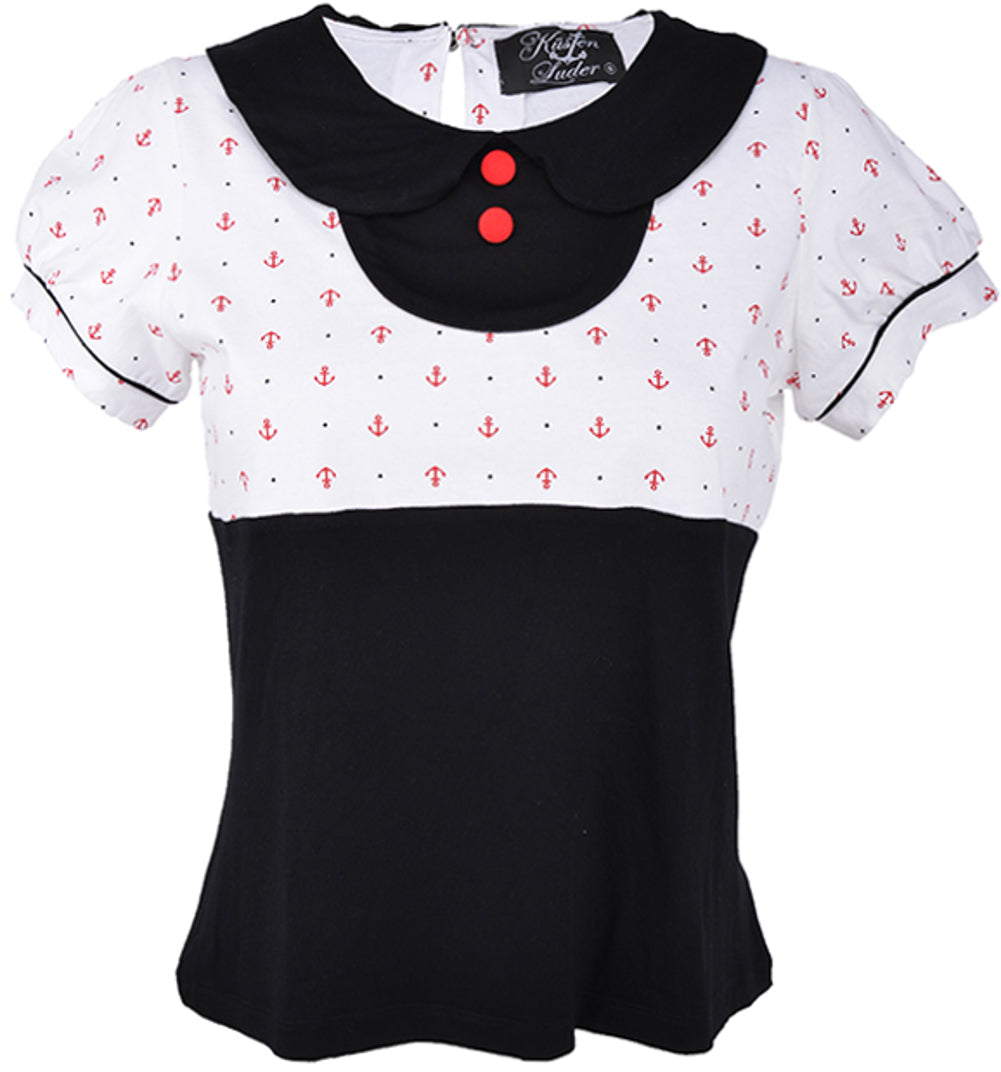 Kuestenluder_ODELIA_50s_ANCHOR_Sailor_Bubikragen_SHIRTjbhBeUqfORRXm