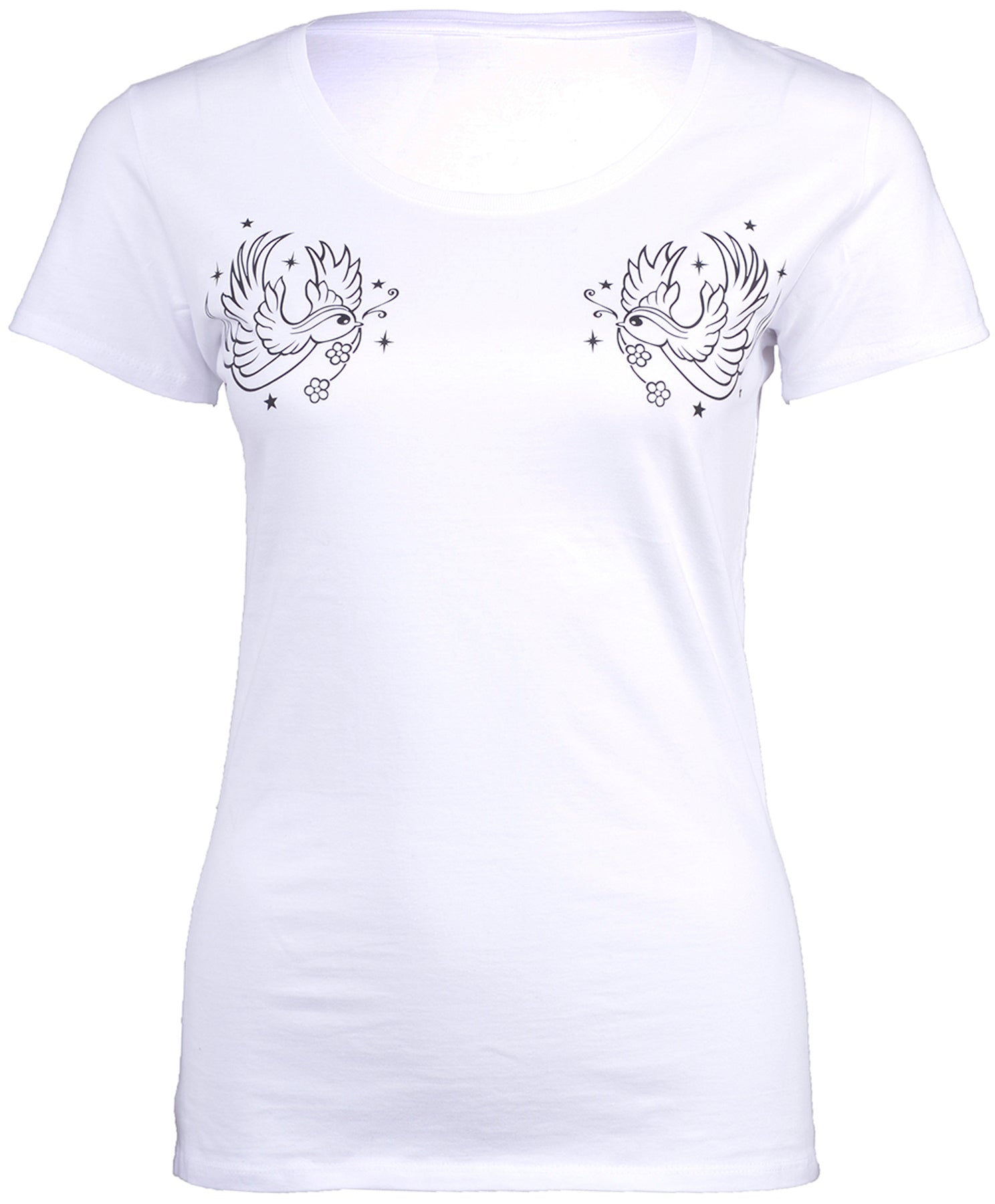 Kuestenluder_Oldschool_SWALLOWS_Schwalben_SHIRT_-_Weiss_killer_kirsche3EzGRRocR8IuH